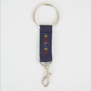 Sans Serif Key Ring